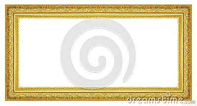 Picture frame isolated on white Stock Photo