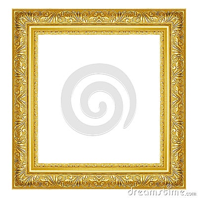 Picture frame isolated on white Stock Photo