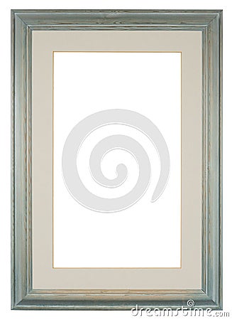 Picture frame isolated on white Stock Photo