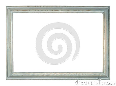 Picture frame isolated on white Stock Photo