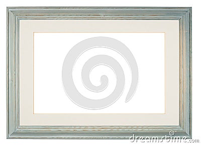 Picture frame isolated on white Stock Photo