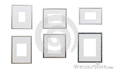 Picture frame with passe-partout Stock Photo