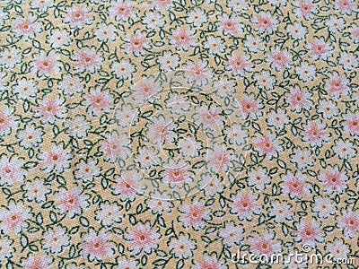 Handrawn Floral Pattern Stock Photo