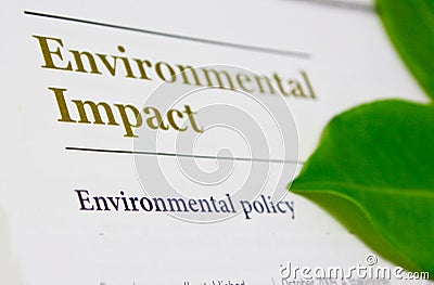 Environmental Impact Stock Photo