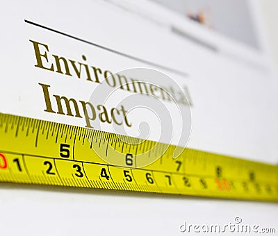Environmental Impact Stock Photo