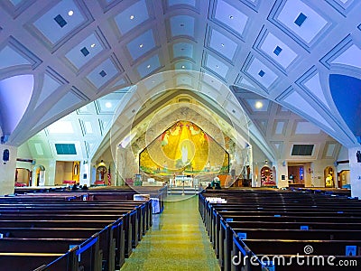 Our Lady of Fatima Church, East Elmhurst, NY Editorial Stock Photo