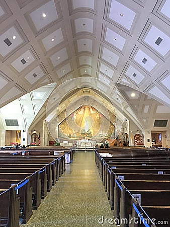 Our Lady of Fatima Church, East Elmhurst, NY Editorial Stock Photo