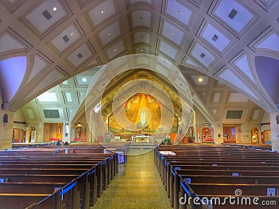 Our Lady of Fatima Church, East Elmhurst, NY Editorial Stock Photo