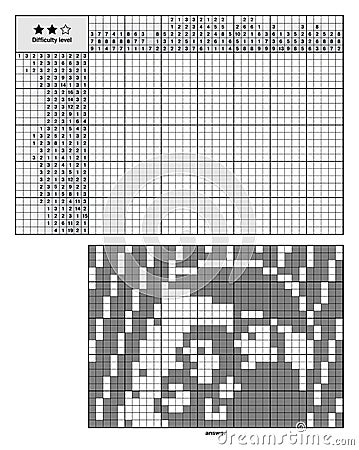 Picture logic puzzles Vector Illustration