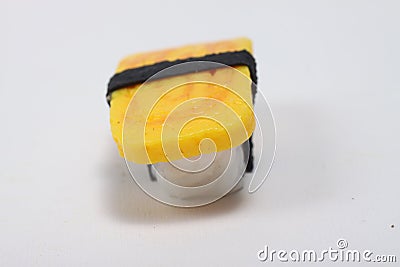 Picture of magnetic sushi replica for souvenir Stock Photo
