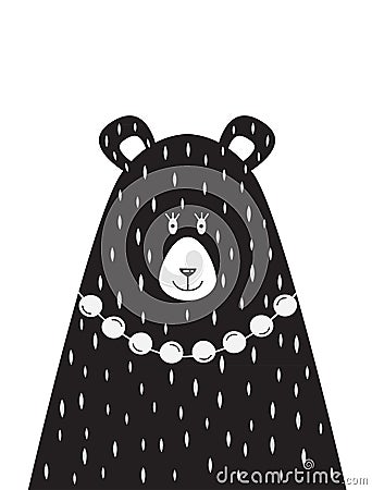 Picture of Mama bear Vector Illustration