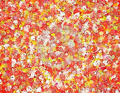 Picture of many red small hearts backgrounds Stock Photo