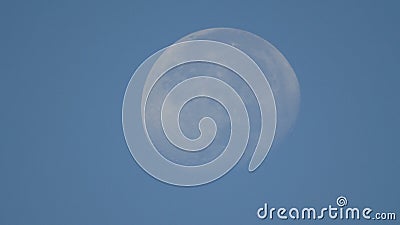 A picture of the moon by day Stock Photo