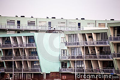 Apartment building with Generic architecture. Editorial Stock Photo