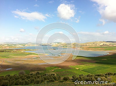 Picture perfect landscape in Morocco Stock Photo