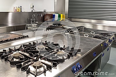 Picture of professional kitchen Stock Photo