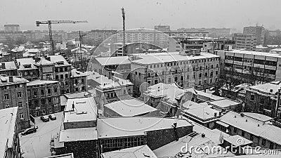 Old factories from Bucharest Stock Photo