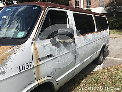 RAM250 Van parked on the street -side view Editorial Stock Photo