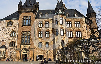 Wernigerode castle - II - Harz - Germany Editorial Stock Photo