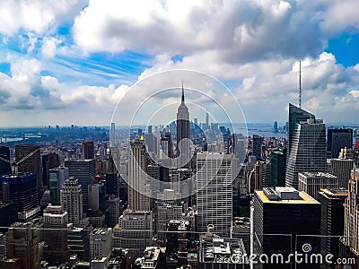 Skyline of New York Editorial Stock Photo