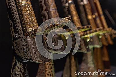 Topkapi Palace - Weapon and Armours - Rifles Editorial Stock Photo