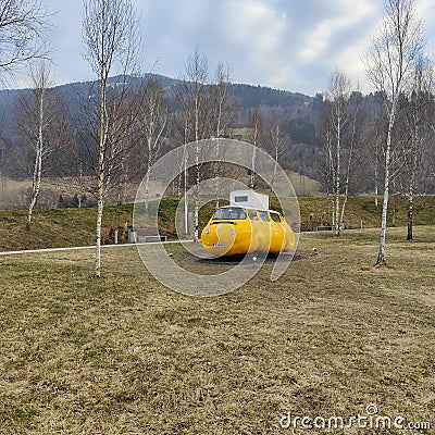 Volkswagen camper van from 1960's Editorial Stock Photo