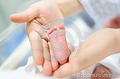 The picture was taken from newborn to obstetrics and gynecology Stock Photo