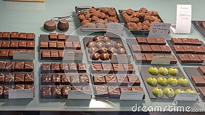 Roszavolgyi Csokolade chocolate manufactory, Budapest, Hungary Stock Photo