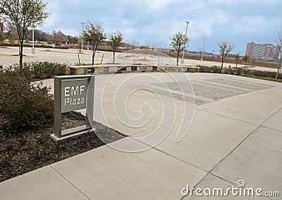 EMF Plaza, National ACEP Headquarters, Dallas, Texas Editorial Stock Photo