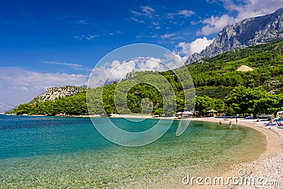 Picturesque Adriatic coast Editorial Stock Photo