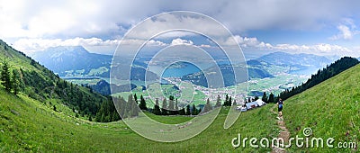 Picturesque Alpine landscape Stock Photo