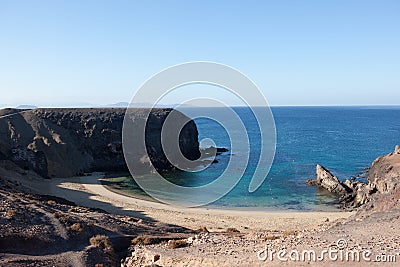 Picturesque bay and beach Stock Photo