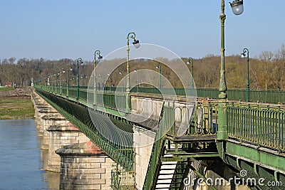 Picturesque city of Briare in Loiret Stock Photo