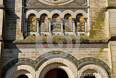 Picturesque city of Briare in Loiret Stock Photo