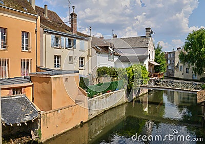 Picturesque city of Dreux in Eure et Loir Stock Photo