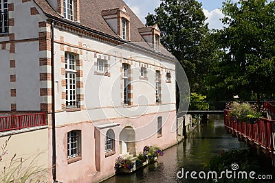 Picturesque city of Dreux in Eure et Loir Editorial Stock Photo