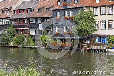 Picturesque houses in Bamberg, Germany Stock Photo