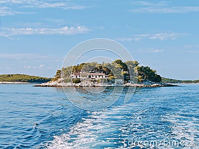 Picturesque island in the Mediterranian sea Stock Photo