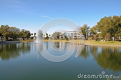 Picturesque lake Stock Photo