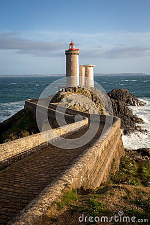 Le Petit Minou lighthouse, Bretagne, France Stock Photo