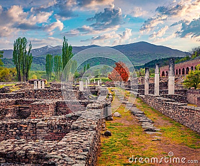 Picturesque morning cityscape of Bitola town, North Macedonia, Europe. Stock Photo