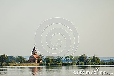 Catholic church of St Linharta in Czechia Stock Photo