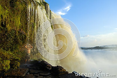 Sapo Waterfall Stock Photo