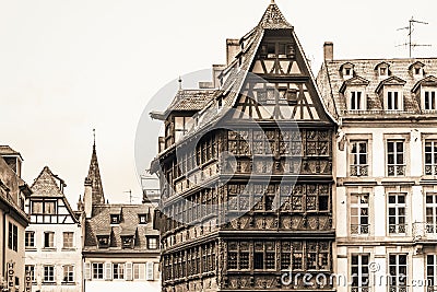 Picturesque Strasbourg, France in Europe Editorial Stock Photo