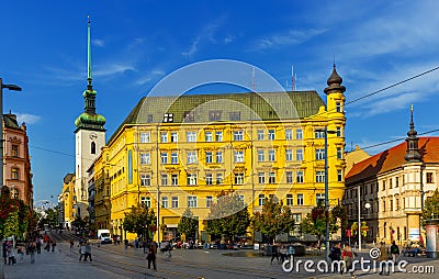 Picturesque view of Czech Brno Stock Photo