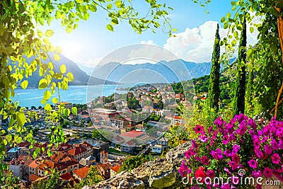 Picturesque view of Kotor Stock Photo