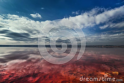 Picturesque view of Las Salinas. Costa Blanca, Spain Stock Photo