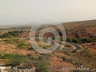 Picturesque view of Nandi Hills Editorial Stock Photo