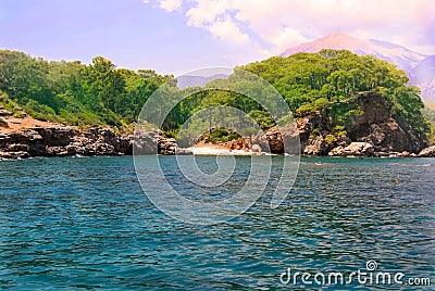 Picturesque view of sea Stock Photo