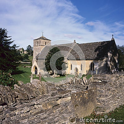 Picuresque Cotswolds - Eastleach Stock Photo